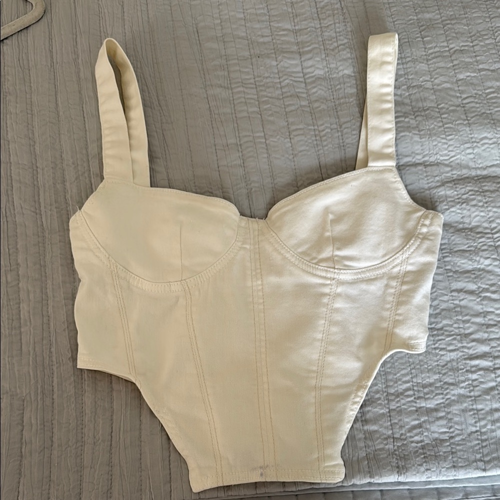 Zara Off-White Top